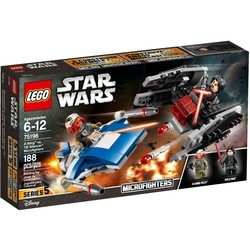 Конструктор Lego A-Wing vs. TIE Silencer Microfighters 75196