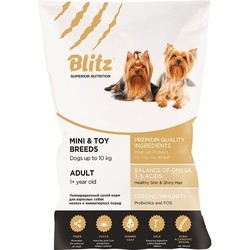 Корм для собак Blitz Adult Mini and Toy Breeds 10 kg