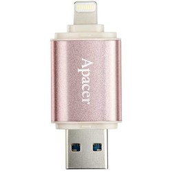 USB Flash (флешка) Apacer AH190 128Gb (розовый)