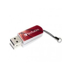 USB Flash (флешка) Verbatim Mini Sport 8Gb (красный)