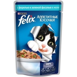 Корм для кошек Felix Packaging Adult Fantastic Jelly Salmon/Beans 2 kg