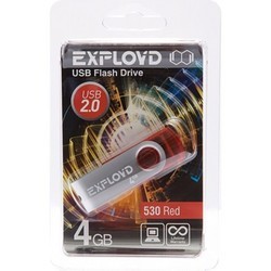 USB Flash (флешка) EXPLOYD 530 (синий)