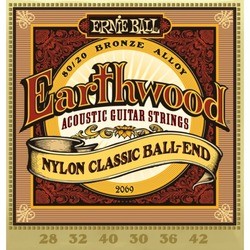 Струны Ernie Ball Earthwood Nylon Ball-End 28-42