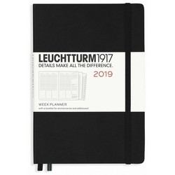 Ежедневники Leuchtturm1917 Weekly Planner Vertical Black