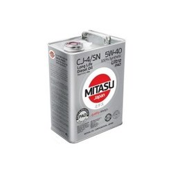 Моторные масла Mitasu Ultra PAO LL Diesel CJ-4/SN 5W-40 4L