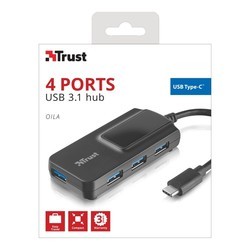 Картридер/USB-хаб Trust Oila