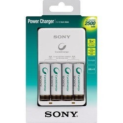 Зарядка аккумуляторных батареек Sony BCG-34HH4GN