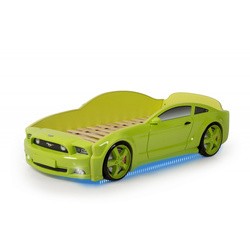 Кроватка Futuka Kids Mustang 3D (зеленый)
