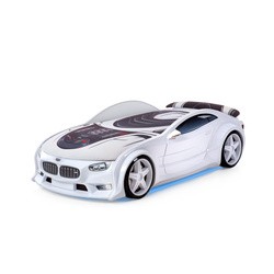 Кроватка Futuka Kids BMW Neo 3D (белый)