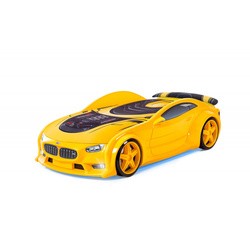 Кроватка Futuka Kids BMW Neo 3D (желтый)