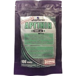 Аминокислоты Fortogen Arginine 500 mg 100 cap