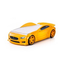 Кроватка Futuka Kids Tesla Evo 3D (желтый)