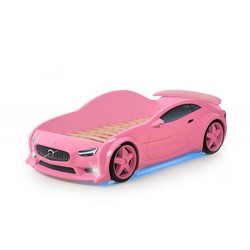 Кроватка Futuka Kids Volvo Evo 3D (розовый)