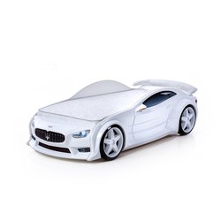 Кроватка Futuka Kids Maserati Evo 3D (белый)