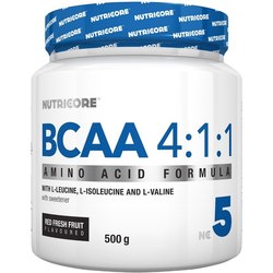 Аминокислоты NutriCore BCAA 4-1-1 500 g