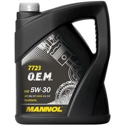 Моторное масло Mannol 7723 O.E.M. 5W-30 5L