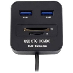 Картридер/USB-хаб Lapara LA-MicroUSB-OTG-HUB-CR