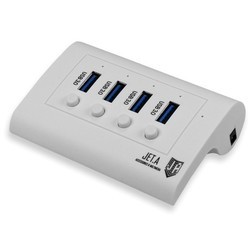 Картридер/USB-хаб JetA JA-UH34
