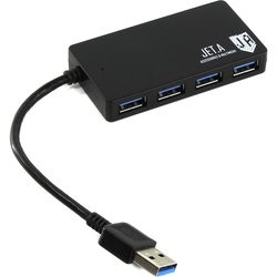 Картридер/USB-хаб JetA JA-UH37
