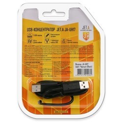 Картридер/USB-хаб JetA JA-UH17