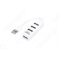 Картридер/USB-хаб REXANT 18-4103 (белый)