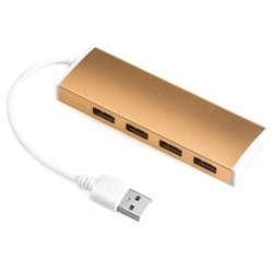 Картридер/USB-хаб Greenconnect GCR-UH214BR
