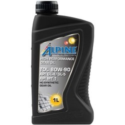 Трансмиссионные масла Alpine Gear Oil TDL 80W-90 1L