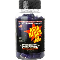 Сжигатель жира Cloma Pharma Asia Black 25 100 cap