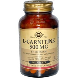 Сжигатель жира SOLGAR L-Carnitine 500 mg 60 tab