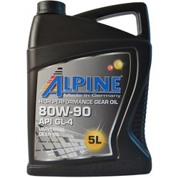 Трансмиссионные масла Alpine Gear Oil 80W-90 GL-4 5L