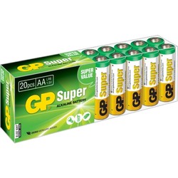 Аккумуляторная батарейка GP Super Alkaline 20xAA