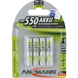 Аккумуляторная батарейка Ansmann maxE 4xAAA 550 mAh