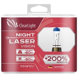 Автолампа ClearLight Night Laser Vision +200 Light H1 2pcs