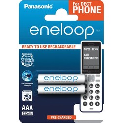 Аккумуляторная батарейка Panasonic Eneloop Dect 2xAAA 750 mAh