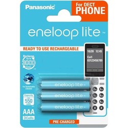 Аккумуляторная батарейка Panasonic Eneloop Lite Dect 3xAAA 550 mAh
