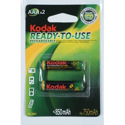 Аккумуляторная батарейка Kodak 2xAAA 850 mAh