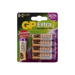 Аккумуляторная батарейка GP Extra Alkaline 10xAA (8+2)