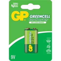 Аккумуляторная батарейка GP Greencell 1xKrona