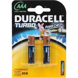 Аккумуляторная батарейка Duracell 2xAAA Turbo MN2400