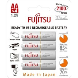 Аккумуляторная батарейка Fujitsu 4xAA 1900 mAh + box