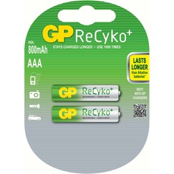Аккумуляторная батарейка GP Recyko 2xAAA 850 mAh
