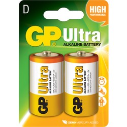Аккумуляторная батарейка GP Ultra Alkaline 2xD