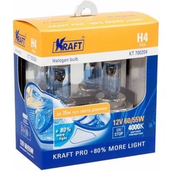 Автолампа Kraft Pro +80 H4 2pcs