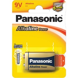 Аккумуляторная батарейка Panasonic Alkaline Power 1xKrona