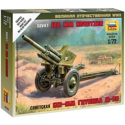 Сборная модель Zvezda Soviet 122 mm Howitzer (1:72)