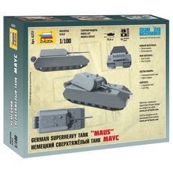 Сборная модель Zvezda German Superheavy Tank Maus (1:100)