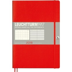 Ежедневник Leuchtturm1917 Monthly Planner Red