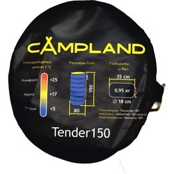 Спальный мешок Campland Tender 150