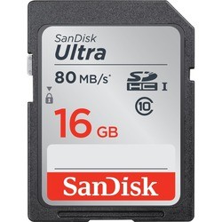 Карта памяти SanDisk Ultra 80MB/s SDHC UHS-I Class 10 16Gb