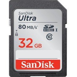 Карта памяти SanDisk Ultra 80MB/s SDHC UHS-I Class 10 32Gb